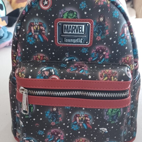 Loungefly Handbags - Marvel tattoo backback